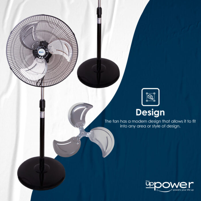 Aura Pedestal Fan AU 3501 18 inches with 3 fan blades